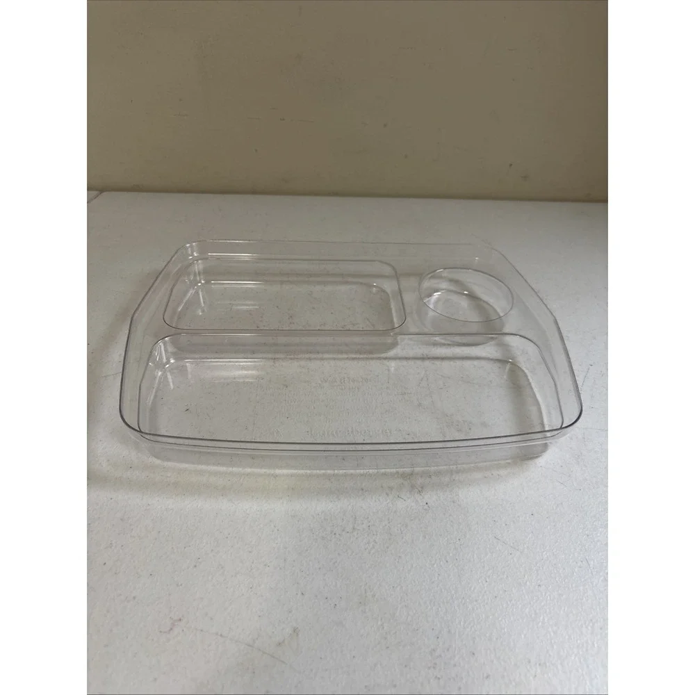 Longaberger 3-Way Top Craft Keeper Basket Protector 44784 Clear Insert EUC